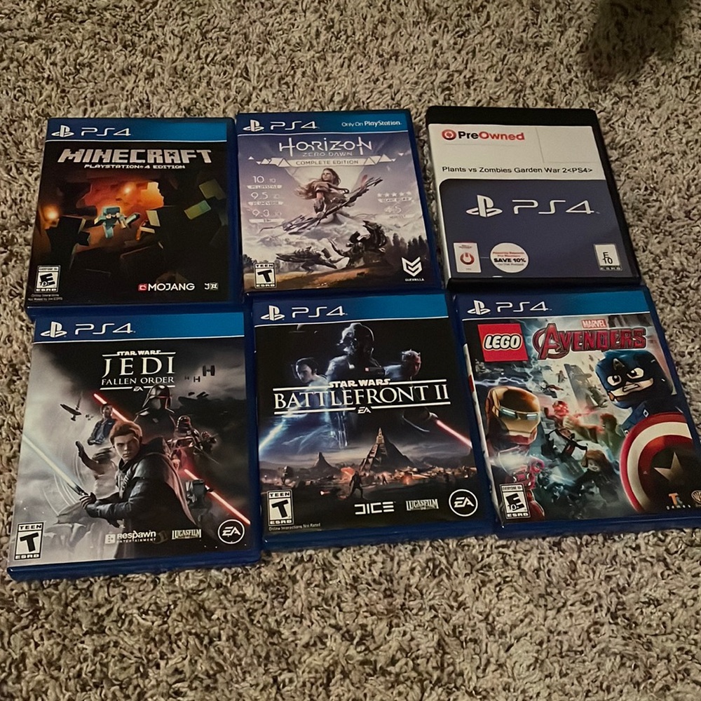 Ps4 games euc bundle